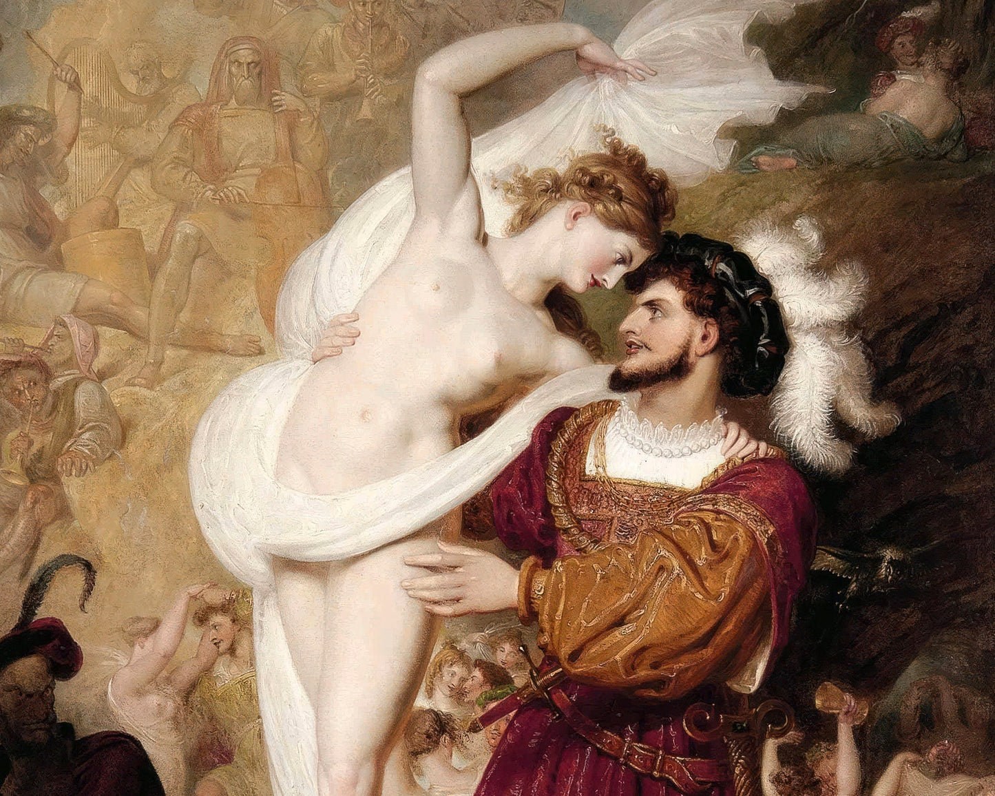 Richard Westall "Faust and Lilith" (c.1831) - Mabon Gallery