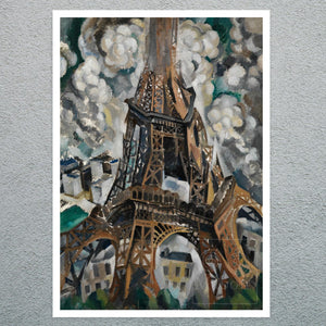 Robert Delaunay "The Eiffel Tower" (c.1909) - Mabon Gallery