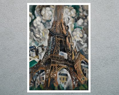Robert Delaunay "The Eiffel Tower" (c.1909) - Mabon Gallery