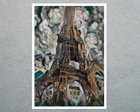 Robert Delaunay "The Eiffel Tower" (c.1909) - Mabon Gallery