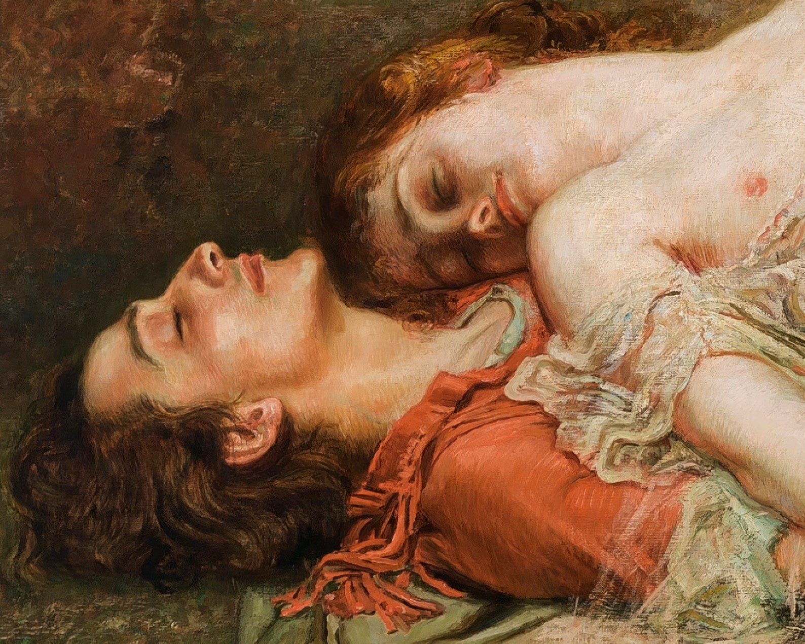 Rogelio de Egusquiza “Tristan and Isolde” (c.1910) - Mabon Gallery