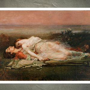 Rogelio de Egusquiza “Tristan and Isolde” (c.1910) - Mabon Gallery