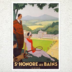 Roger Broders "St. Honore les Bains" (c.1929) - Mabon Gallery