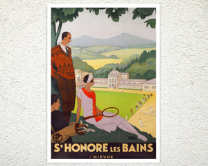 Roger Broders "St. Honore les Bains" (c.1929) - Mabon Gallery