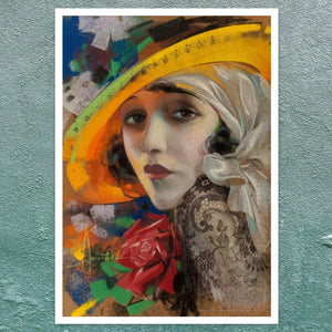 Rolf Armstrong "Bebe Daniels" Photoplay Magazine Artwork (c.1921) - Mabon Gallery