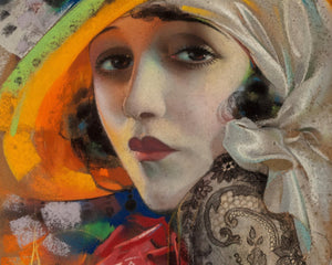 Rolf Armstrong "Bebe Daniels" Photoplay Magazine Artwork (c.1921) - Mabon Gallery