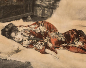 Rudolf Eickemeyer Jr. "In my Studio" (c.1902) Evelyn Nesbitt, Hand - colored Collotype - Mabon Gallery