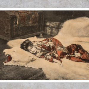 Rudolf Eickemeyer Jr. "In my Studio" (c.1902) Evelyn Nesbitt, Hand - colored Collotype - Mabon Gallery