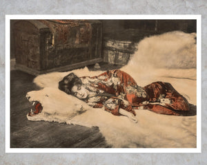 Rudolf Eickemeyer Jr. "In my Studio" (c.1902) Evelyn Nesbitt, Hand - colored Collotype - Mabon Gallery