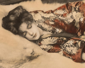Rudolf Eickemeyer Jr. "In my Studio" (c.1902) Evelyn Nesbitt, Hand - colored Collotype - Mabon Gallery