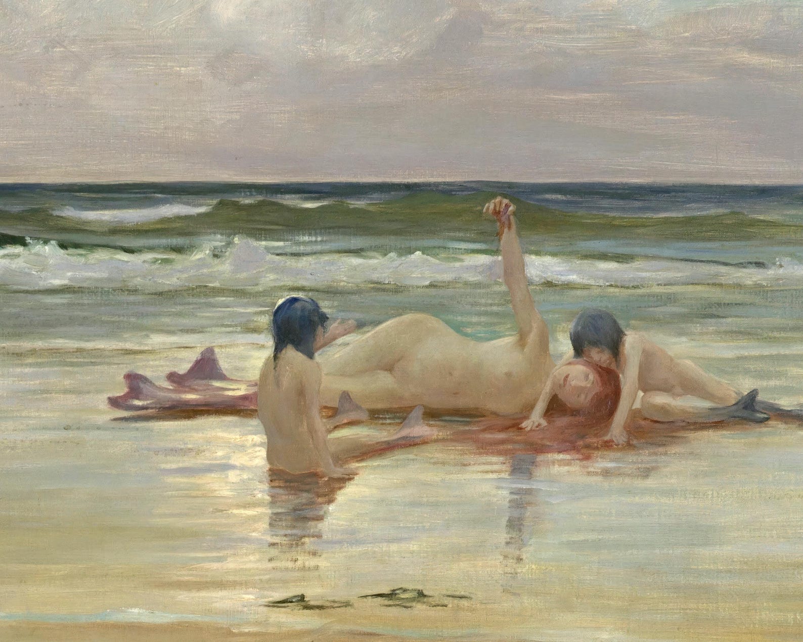 Rupert Bunny "Sea Idyll" (c.1891) - Mabon Gallery