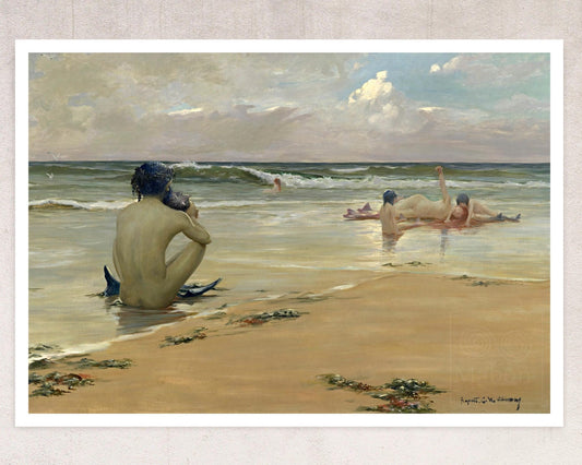 Rupert Bunny "Sea Idyll" (c.1891) - Mabon Gallery