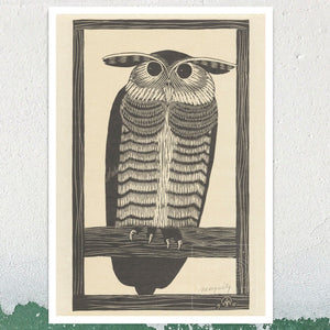 Samuel Jessurun de Mesquita "Hoornuil" / "Horned Owl" (c.1915) - Mabon Gallery