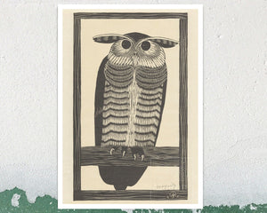 Samuel Jessurun de Mesquita "Hoornuil" / "Horned Owl" (c.1915) - Mabon Gallery