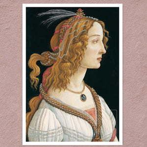 Sandro Botticelli "Portrait of Simonetta Vespucci" (c.1480–1485) - Mabon Gallery