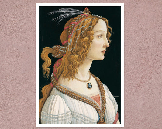 Sandro Botticelli "Portrait of Simonetta Vespucci" (c.1480–1485) - Mabon Gallery