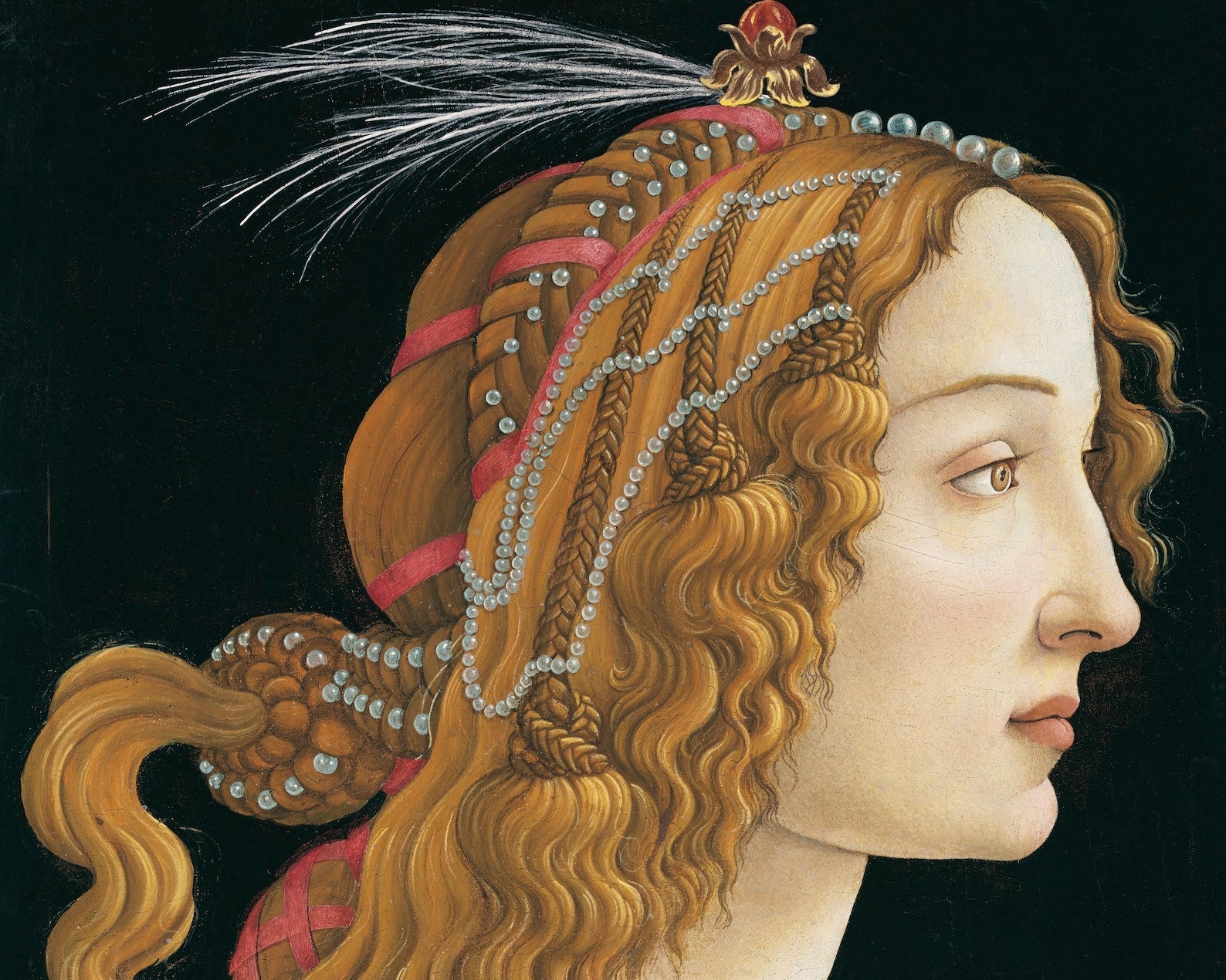 Sandro Botticelli "Portrait of Simonetta Vespucci" (c.1480–1485) - Mabon Gallery