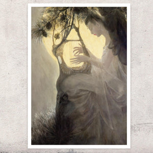 Sarah Stilwell Weber "Harmony in the Light of The Moon" (c.1909) - Mabon Gallery