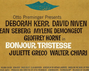 Saul Bass "Bonjour Tristesse" (c.1958) - Mabon Gallery