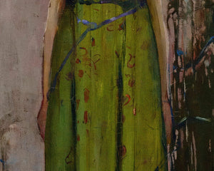 Sidney Long "Sadder than a Single Star that Sets at Twilight in a Land of Reeds" (c.1899) - Mabon Gallery