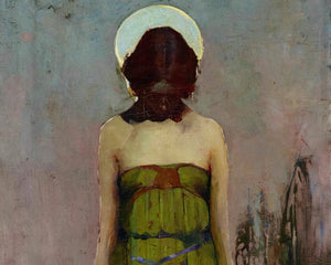 Sidney Long "Sadder than a Single Star that Sets at Twilight in a Land of Reeds" (c.1899) - Mabon Gallery