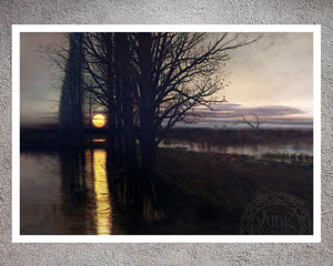 Stanisław Masłowski "Moonrise" (c.1884) - Mabon Gallery