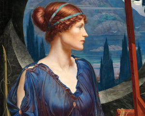 Sydney Harold Meteyard (attributed) "Penelope at her Loom" (c.1900) - Mabon Gallery