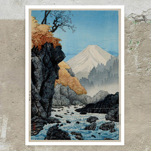 Takahashi Hiroaki (Shotei) "Foot of Mount Ashitaka: Autumn" (c.1932) - Mabon Gallery