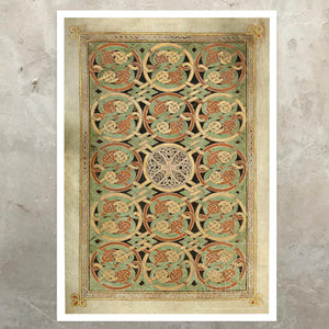 The Book of Durrow "Folio 85v" (c.650 - 700 AD) - Mabon Gallery