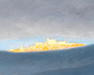 Theodor Kittelsen "Far, Far Away Soria Moria Palace Shimmered Like Gold" (c.1900) - Mabon Gallery