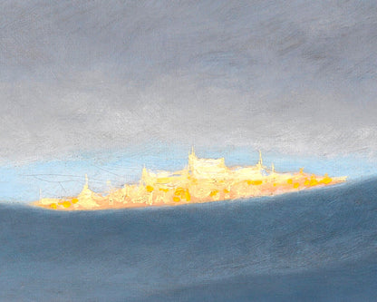 Theodor Kittelsen "Far, Far Away Soria Moria Palace Shimmered Like Gold" (c.1900) - Mabon Gallery