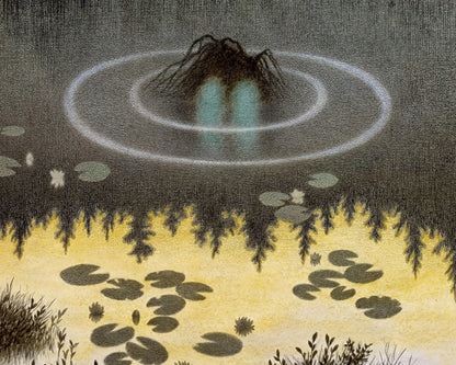 Theodor Kittelsen "Nøkken - Water Sprite" (c.1904) - Mabon Gallery