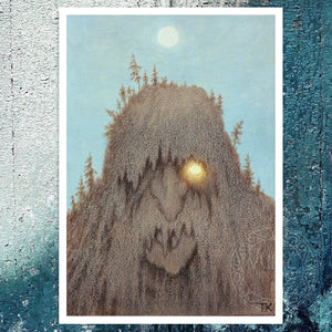 Theodor Kittelsen "Skogtroll / Forest Troll" (c.1906) - Mabon Gallery