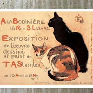 Théophile Steinlen "A la Bodinière" (c.1894) Belle Époque Exhibition Poster - Mabon Gallery
