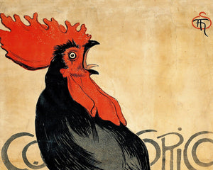 Théophile Steinlen "Cocorico" (c.1899) - Mabon Gallery