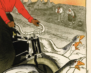 Théophile Steinlen "Motorcycles Comiot" (c.1896) - Mabon Gallery