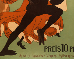 Thomas Theodor Heine "Simplicissimus" (c.1896) Vintage Cover Art - Mabon Gallery