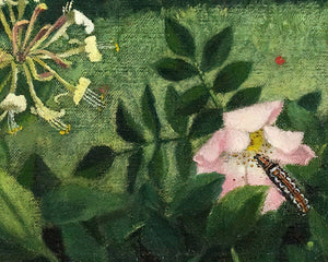 Tirzah Garwood "Hornet with Wild Roses" (c.1950) - Mabon Gallery