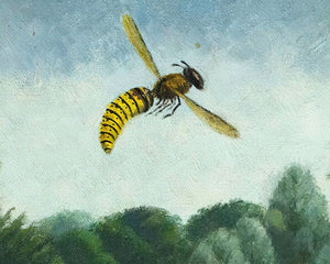 Tirzah Garwood "Hornet with Wild Roses" (c.1950) - Mabon Gallery