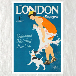 Tom Purvis "The London Magazine: August 1928" - Mabon Gallery