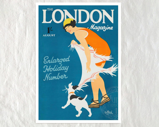 Tom Purvis "The London Magazine: August 1928" - Mabon Gallery
