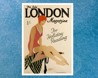 Tom Purvis "The London Magazine: July 1928" - Mabon Gallery