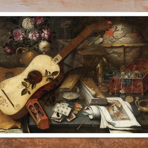 Tomás Hiepes "Still - life with a Guitar" (c.1650) - Mabon Gallery