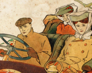 Tony Sarg "Pilain Automobiles" (c.1907) Vintage Advertising Poster - Mabon Gallery