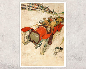 Tony Sarg "Pilain Automobiles" (c.1907) Vintage Advertising Poster - Mabon Gallery