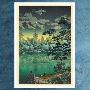 Tsuchiya Koitsu "Ueno Shinobazu Pond" (c.1939 - Mabon Gallery