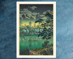 Tsuchiya Koitsu "Ueno Shinobazu Pond" (c.1939 - Mabon Gallery