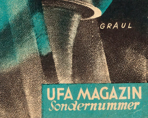 UFA Magazine Cover Artwork "Metropolis" (c.1927) by Werner Graul - Mabon Gallery