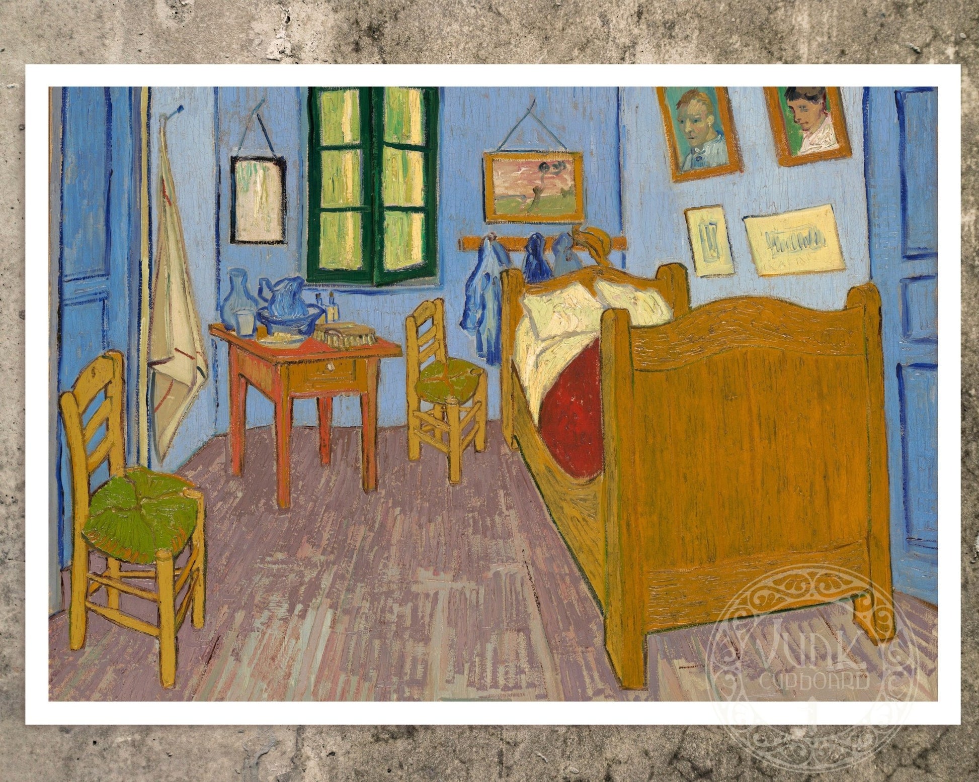 Vincent Van Gogh "Bedroom in Arles (Third Version)" (c.1889) - Mabon Gallery