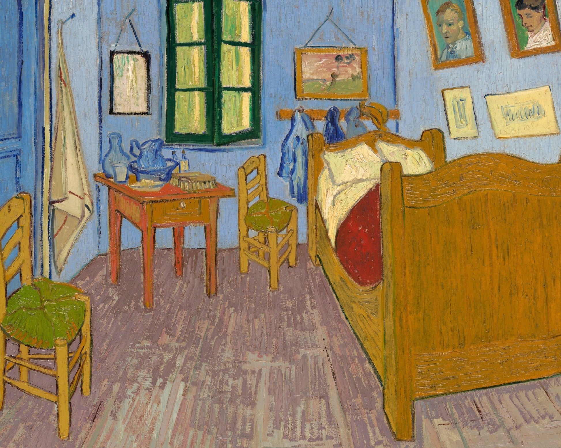 Vincent Van Gogh "Bedroom in Arles (Third Version)" (c.1889) - Mabon Gallery